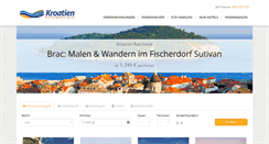Desktop Screenshot of kroatien-ferienwohnung.de